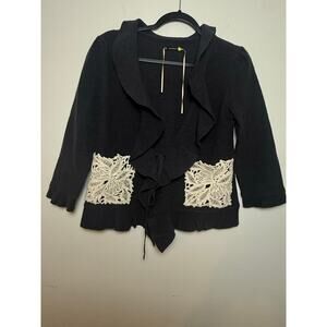 Anthropologie Lace‎ Attache Cardigan by Leifsdottir  Size M